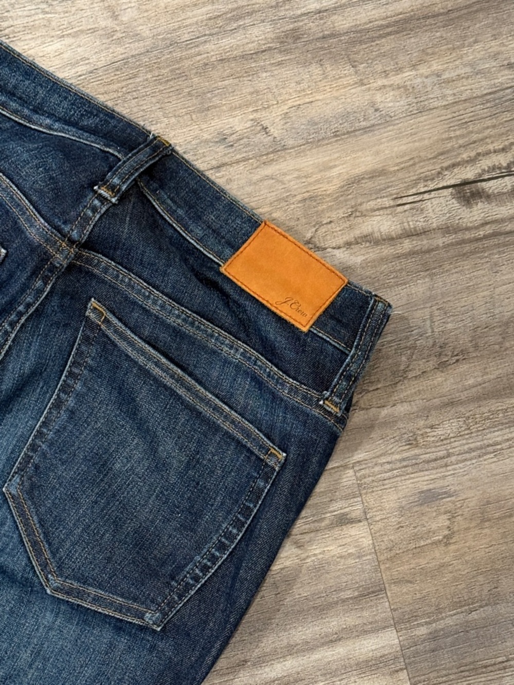 J. Crew 9โ Billie Demi Boot Crop Raw Hem Button Fly Jeans Size 25 - Picture 12 of 13